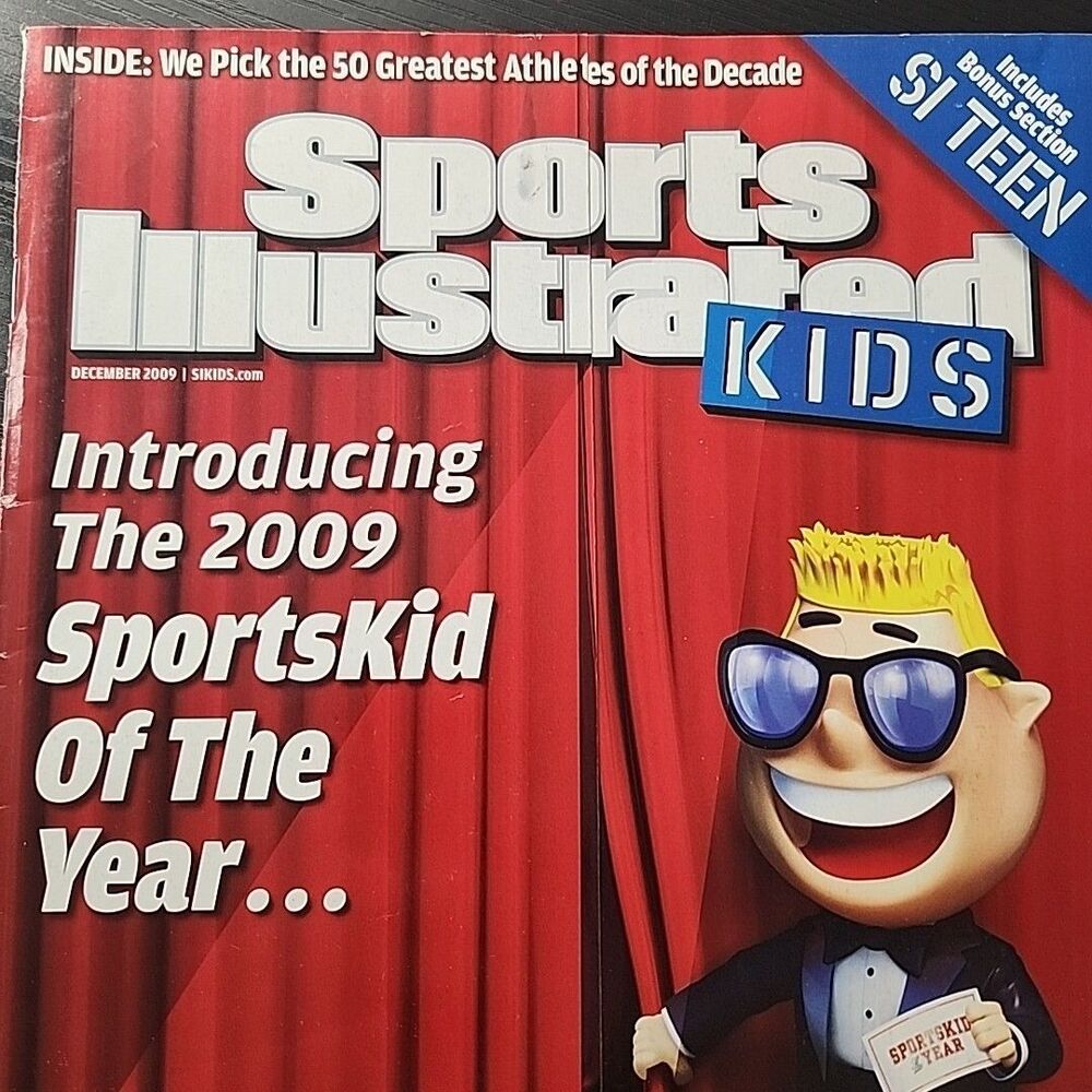 Sports Illustrated for Kids Magazine 2009 Uncut Trading Cards Kids Fan Nostalgia